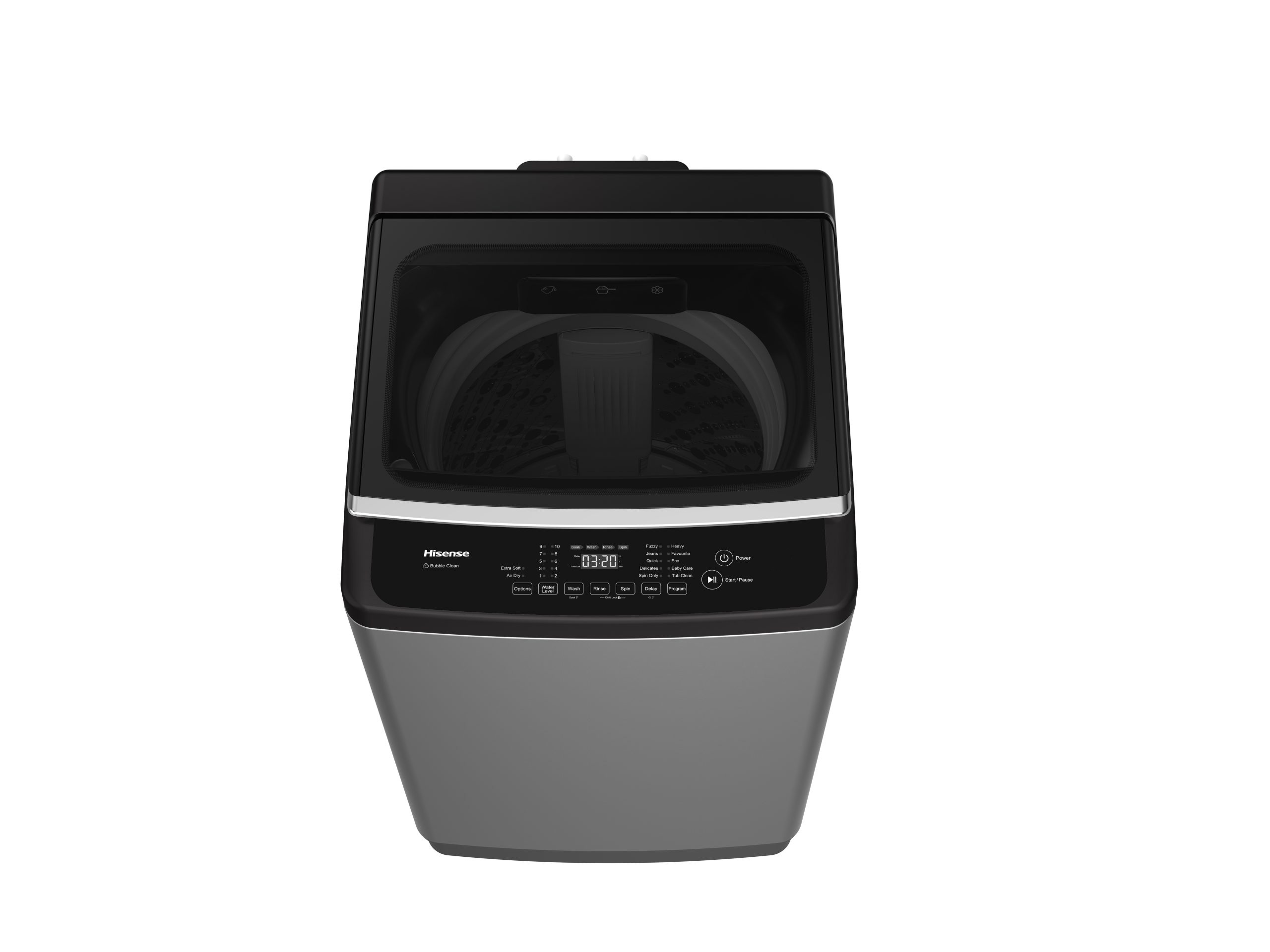 Hisense Washing Machine Top Load 9kg Model:WTJA9001T - Image 3