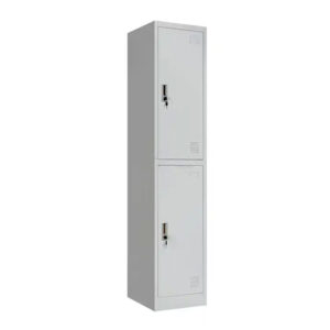 Double Door Steel Locker : WLS-0002 industrial storage unit with secure locking doors