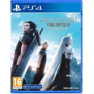 PS4 game case for Crisis Core Final Fantasy VII Reunion featuring Zack Fair