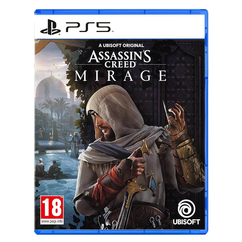 Assassin's Creed Mirage PS5 game box art