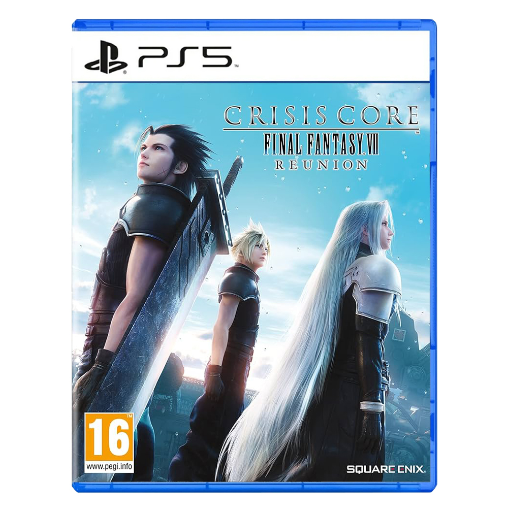 Physical copy of Crisis Core: Final Fantasy VII Reunion for PlayStation 5 console.