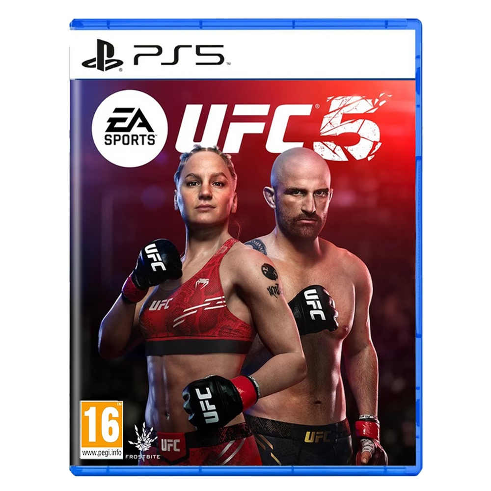 EA Sports UFC 5 game cover art for PlayStation 5 console