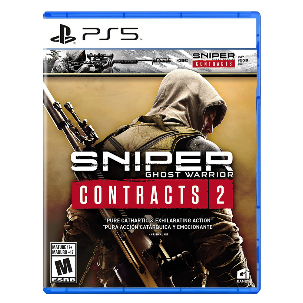 Sniper Ghost Warrior Contracts 2 Double Pack game case for PlayStation 5