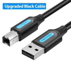 Vention 2M USB 2.0 A to B male black PVC cable for printers