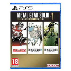 Physical game case for Metal Gear Solid Master Collection Vol 1 on PlayStation 5