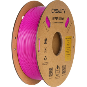 A 1KG spool of purple Creality Hyper Series PLA 1.75mm filament for 3D printers.