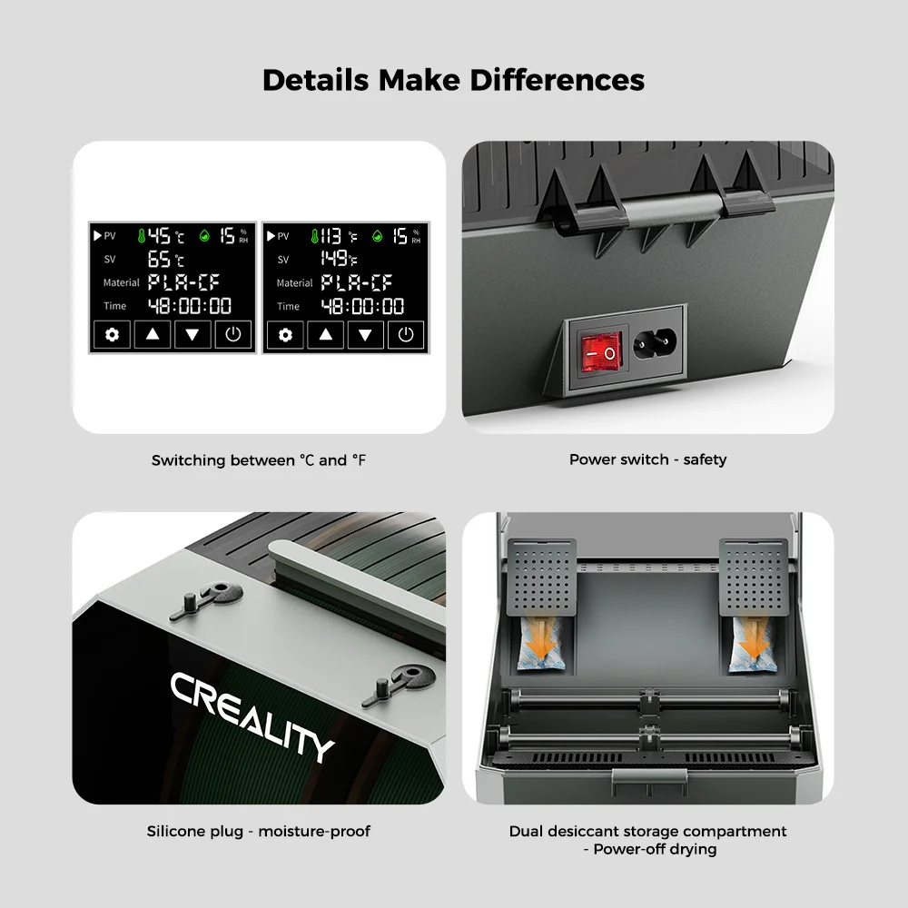 Creality Space Pi Filament Dryer Plus Upgrade Kit - Image 4