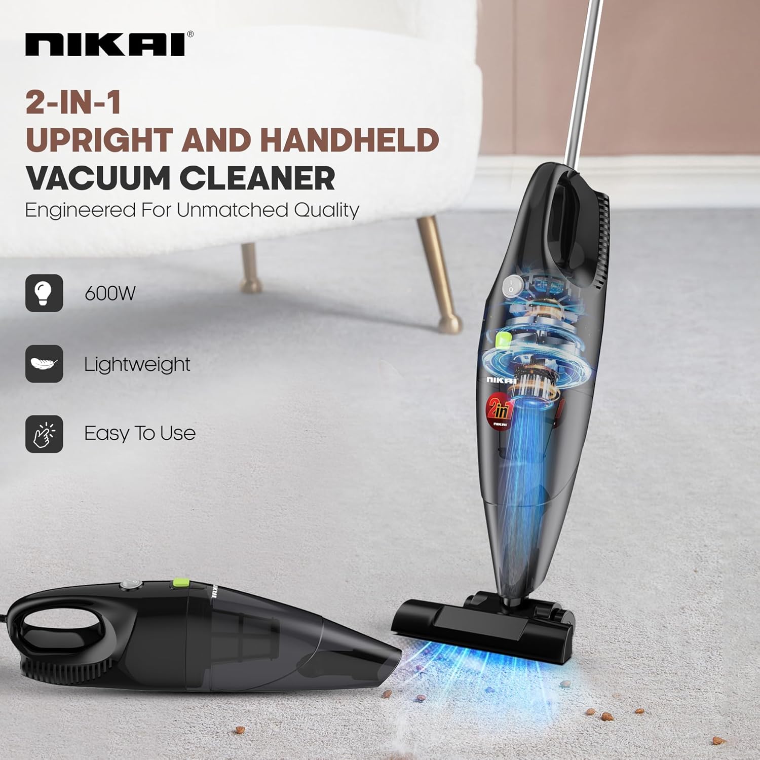 Nikai Vacuum Cleaner NVC320H - Image 2