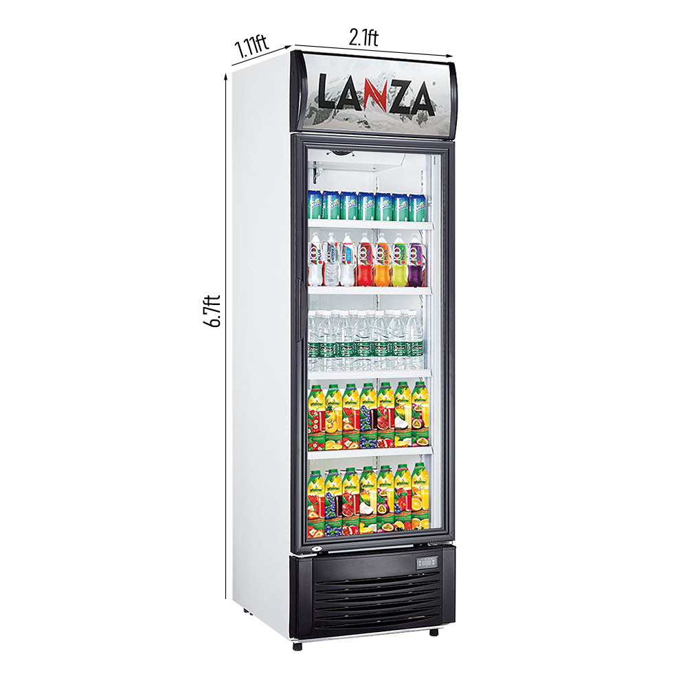 Lanza 382 Liter Glass Showcase Chiller LG-382BF - Image 2