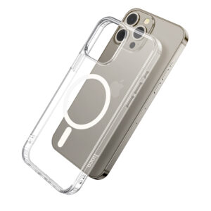 Transparent Hoco magnetic anti-fall protective iPhone 15 Pro Max case