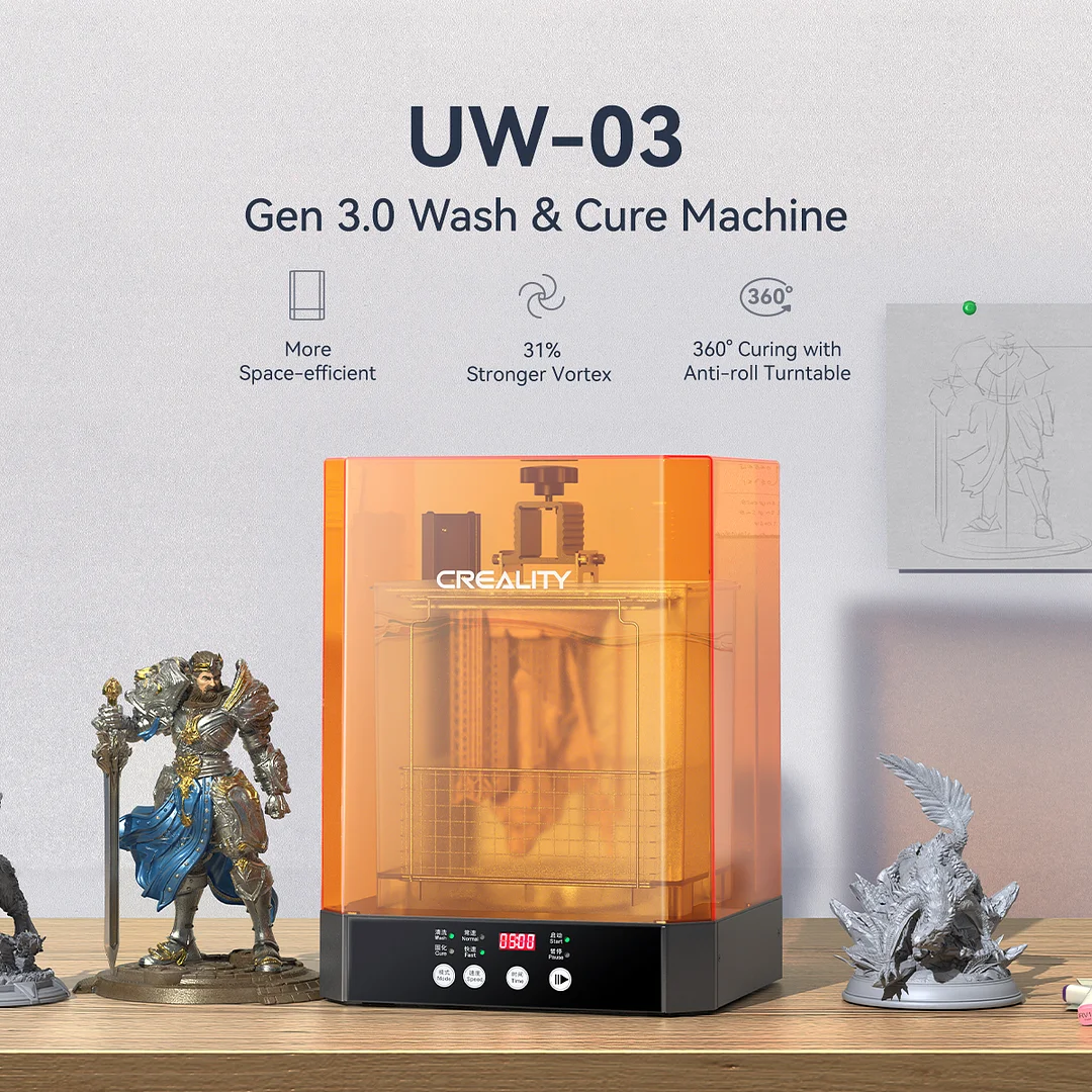 Creality UW-03 Gen 3.0 Washing / Curing Machine - Image 9