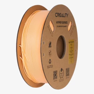 Spool of Creality Hyper Series PLA 1.75mm filament in Peach Fuzz color
