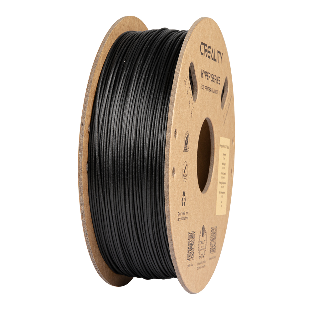 Creality Hyper PLA-CF (Carbon Fibre) Black (Matt Finish) Filament 1.75mm 1KG - Image 11
