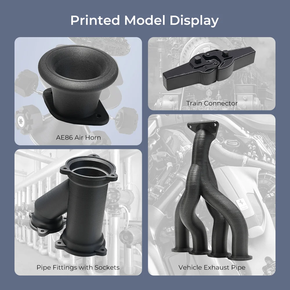 Creality Hyper PLA-CF (Carbon Fibre) Black (Matt Finish) Filament 1.75mm 1KG - Image 7