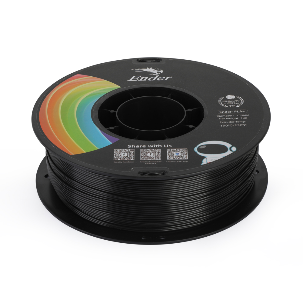 Creality Ender-PLA+ Black Filament 1.75mm 1KG - Image 5