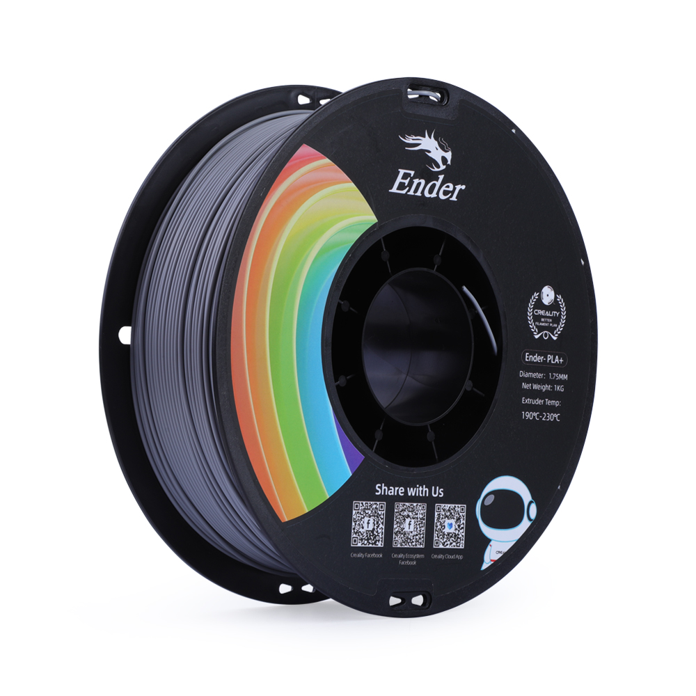 Creality Ender-PLA+ Grey Filament 1.75mm 1KG - Image 7