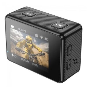 Hoco DV101 sports action camera with dual color screen display
