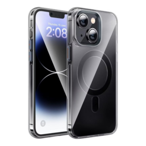 Hoco AS3 Amber transparent black magnetic MagSafe case for iPhone 15 Pro