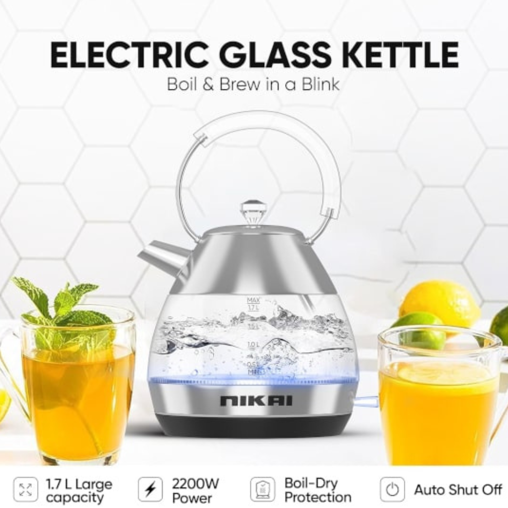 Nikai Glass kettle NK1310G - Image 2