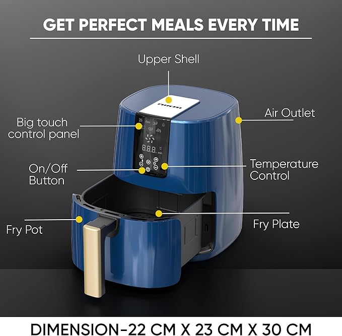 Nikai Air Fryer - NAF588D - Image 6
