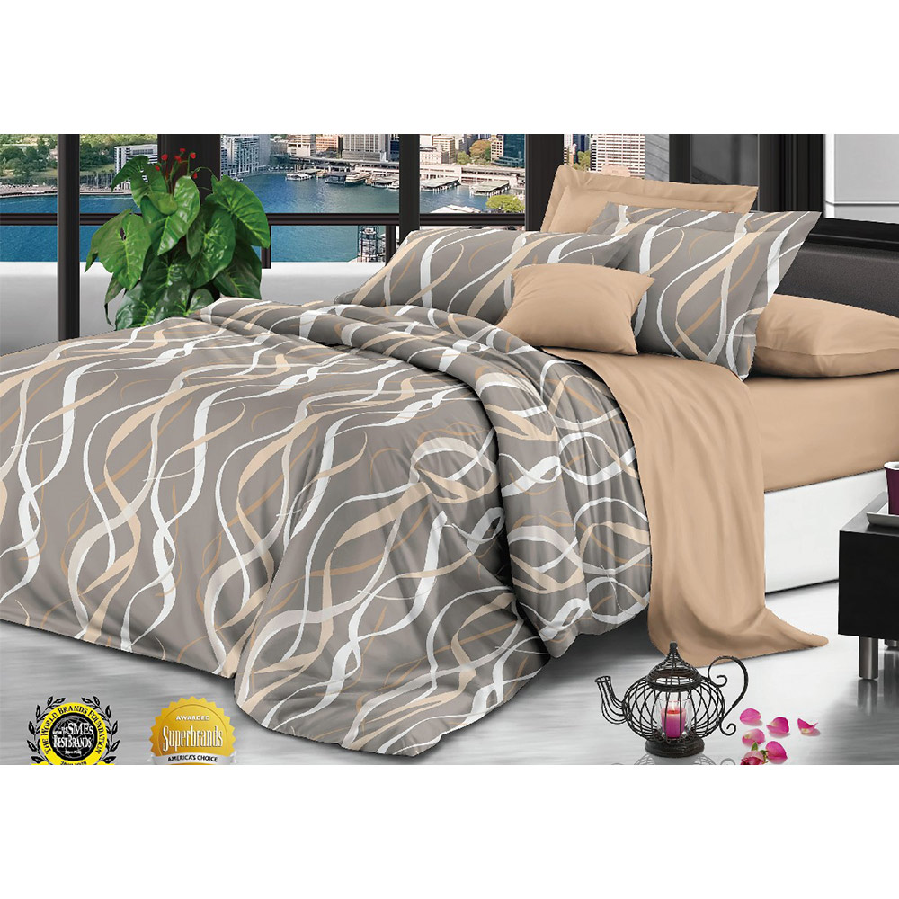French Home Bedsheet Set (Double) - No:03 7Pcs Set