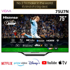 Hisense 75" ULED Mini-LED 4K VIDAA TV - 75U7N