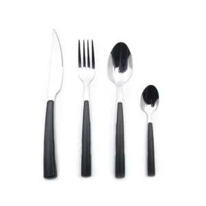 WD Cutlery Set 24Pcs Brown Handle Model: B001
