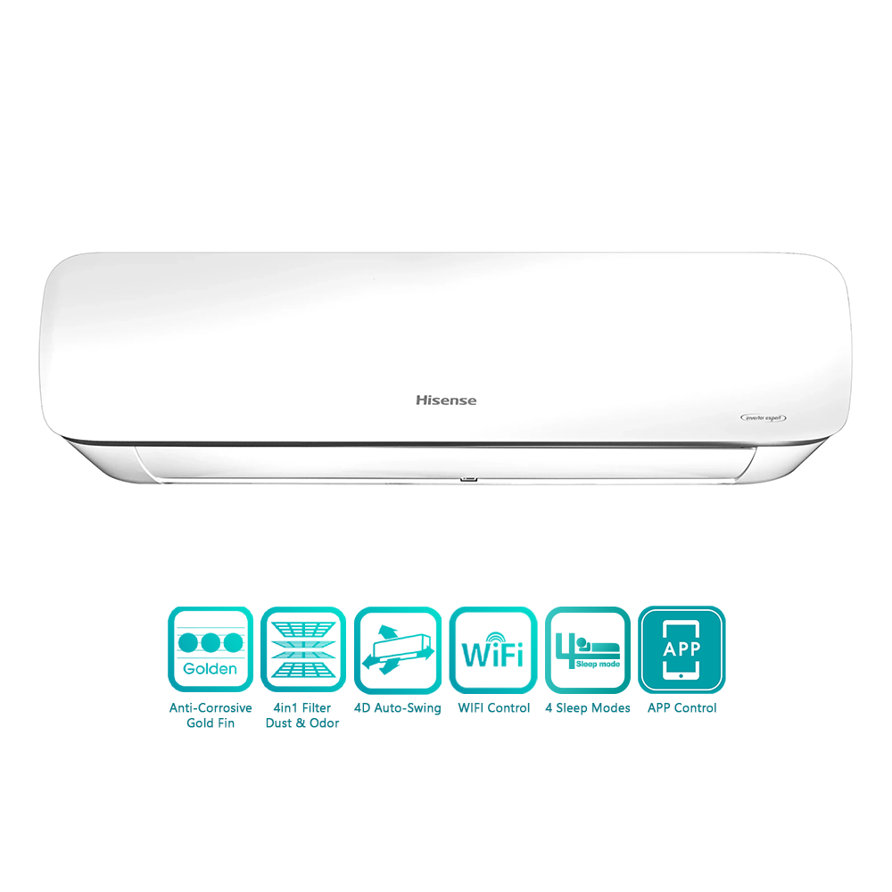 Hisense 9000BTU WIFI SMART Inverter AC AS-09TW4RYRKG01B