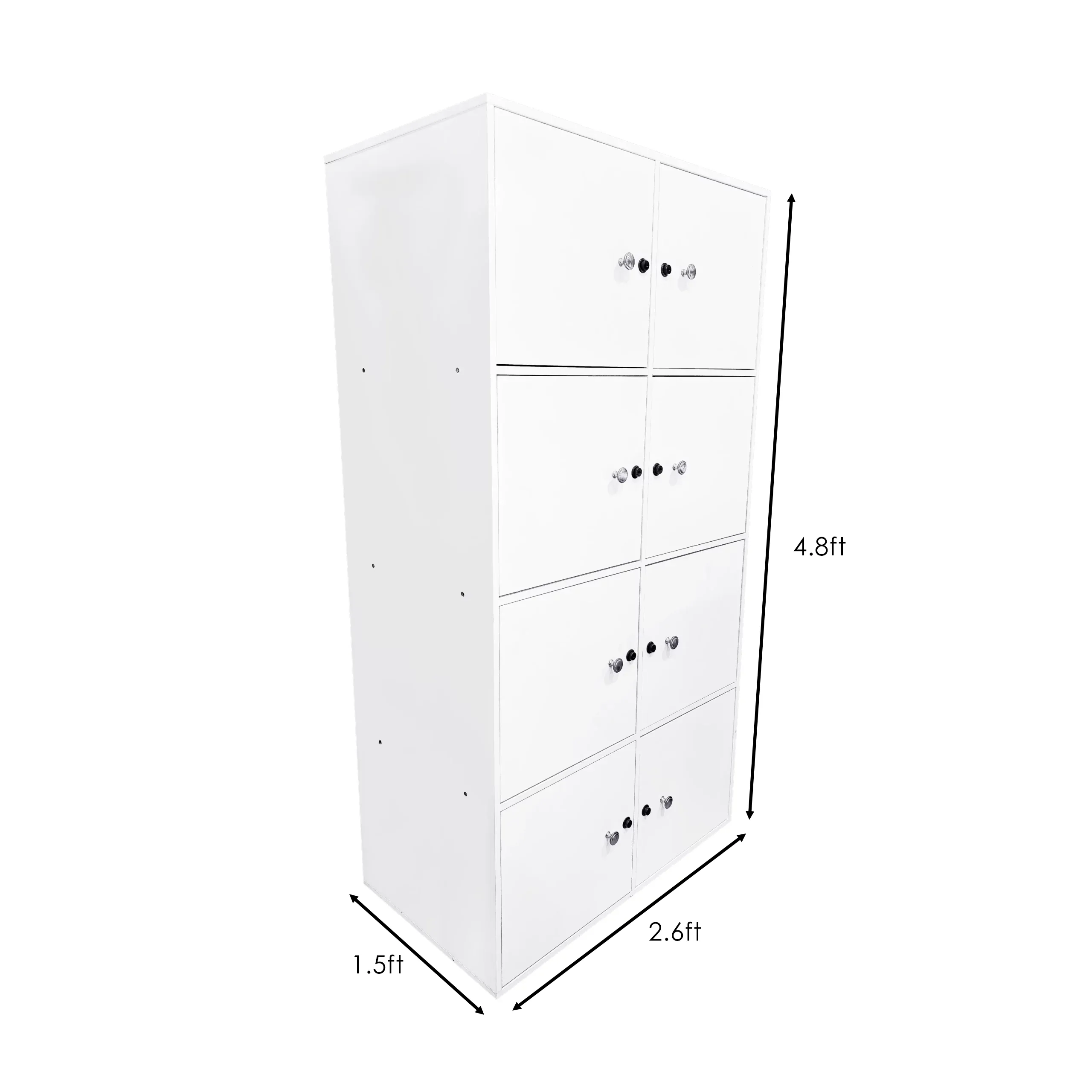 Wooden Storage Cabinet 8 Cubes - Image 3
