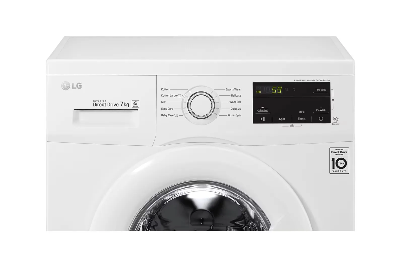 LG Washing Machine 7Kg White Model FH2R3HYL3W - Image 4