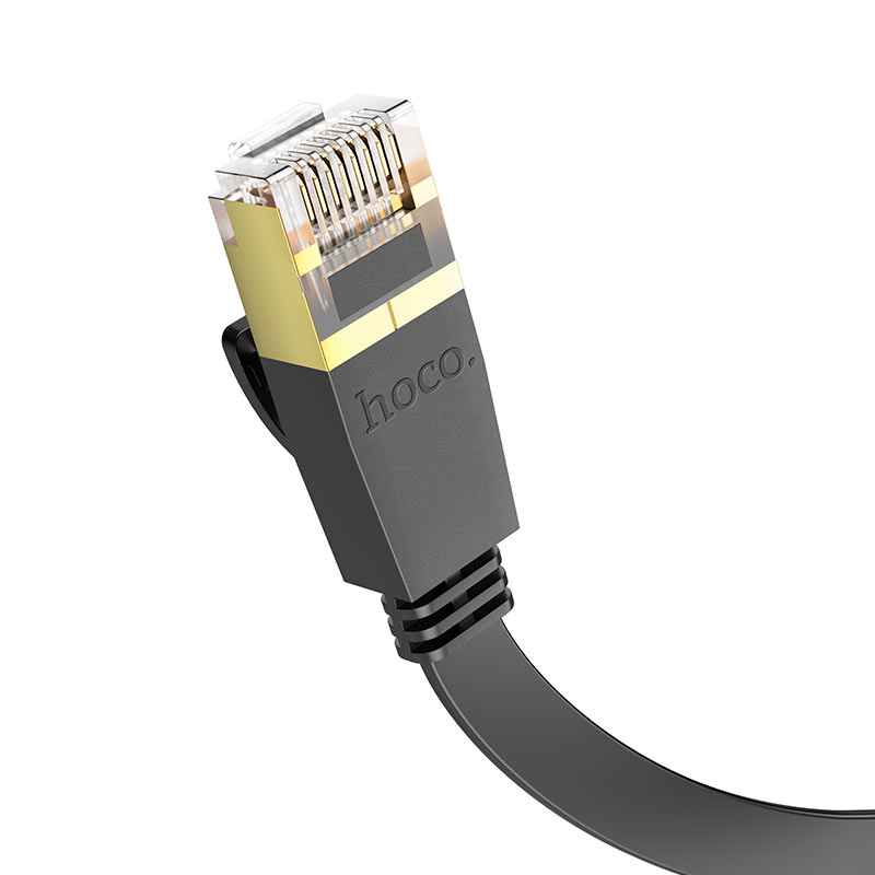 Hoco US07 1M General Pure Copper Flat Network Cable - Image 2