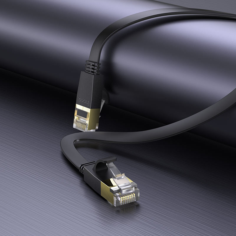 Hoco US07 1M General Pure Copper Flat Network Cable - Image 4