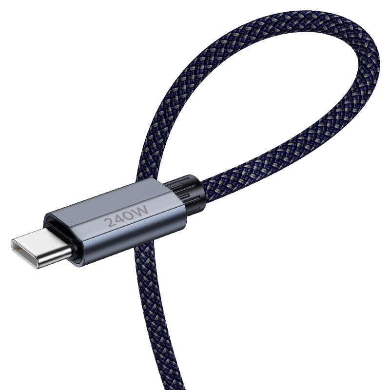 Hoco U134 Primero 240W Charging Data Cable Type-C To Type-C (L=1.8M) - Image 2