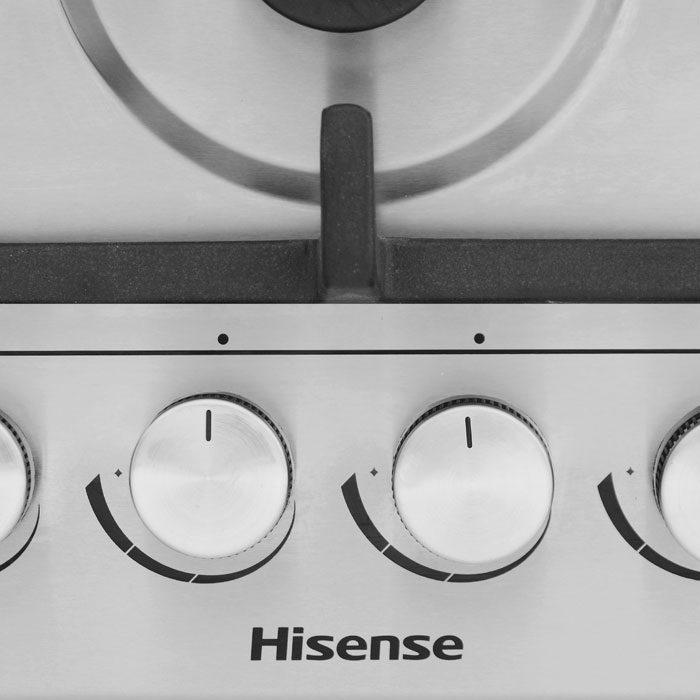 Hisense 4 Burner Gas hob – Stainless steel HHU60GAGR - Image 3