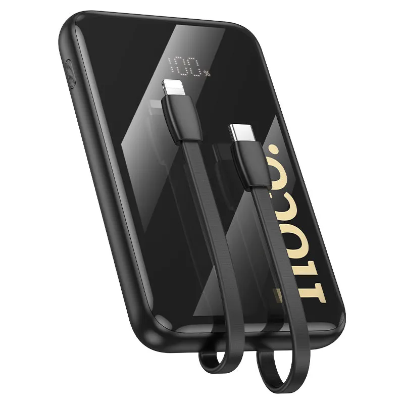 HOCO Q37 Graceful 10000mAh 22.5W+PD20W Power bank with two cables - Image 3