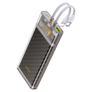 HOCO J104 Discovery edition 22.5W power bank with built-in cable and 10000mAh capacity