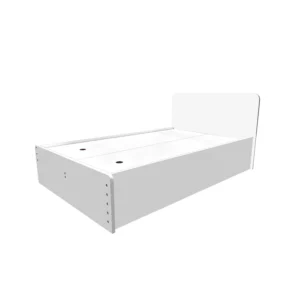 Shangdong Double Sliding Bed featuring a sleek wooden frame and a pull-out secondary bed mechanism for extra sleeping space