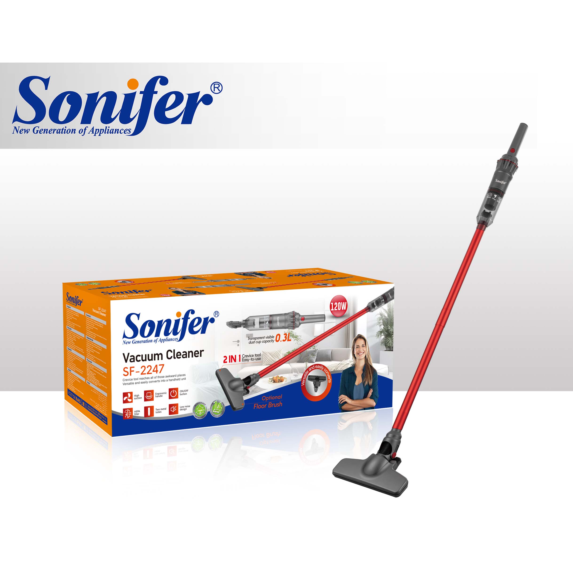 Sonifer SF-2247 Vacuum Cleaner - Image 2