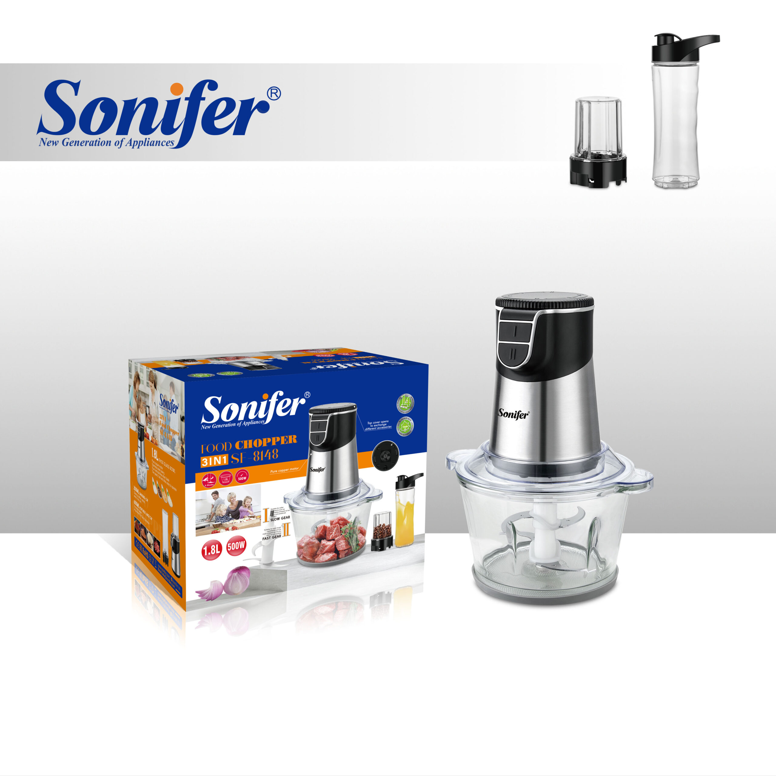 Sonifer SF-8148 Food Chopper - Image 2