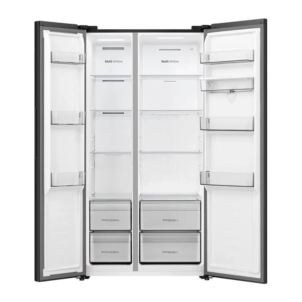 Hisense Side-by-Side 540L Refrigerator Model: HRSBS540BW - Image 3