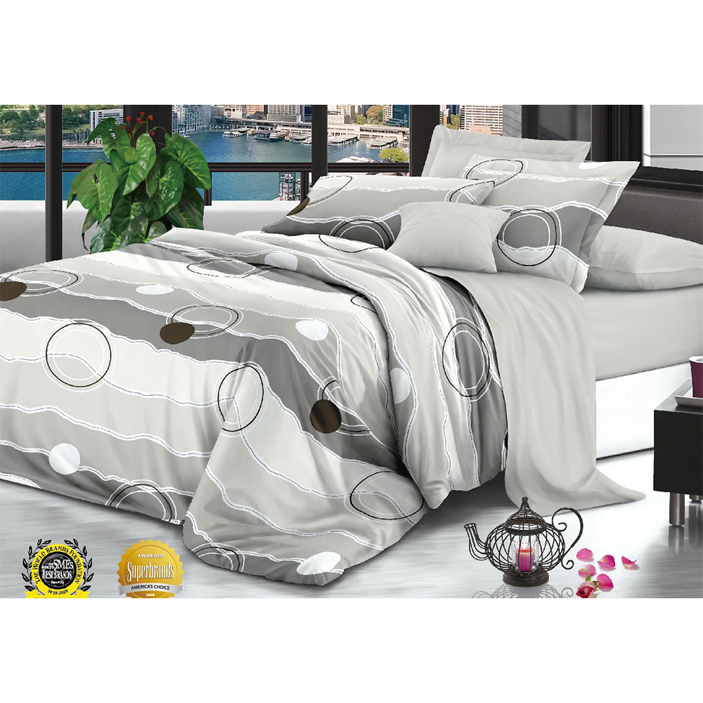 French Home Bedsheet Set (Double) - No:02 7Pcs Set