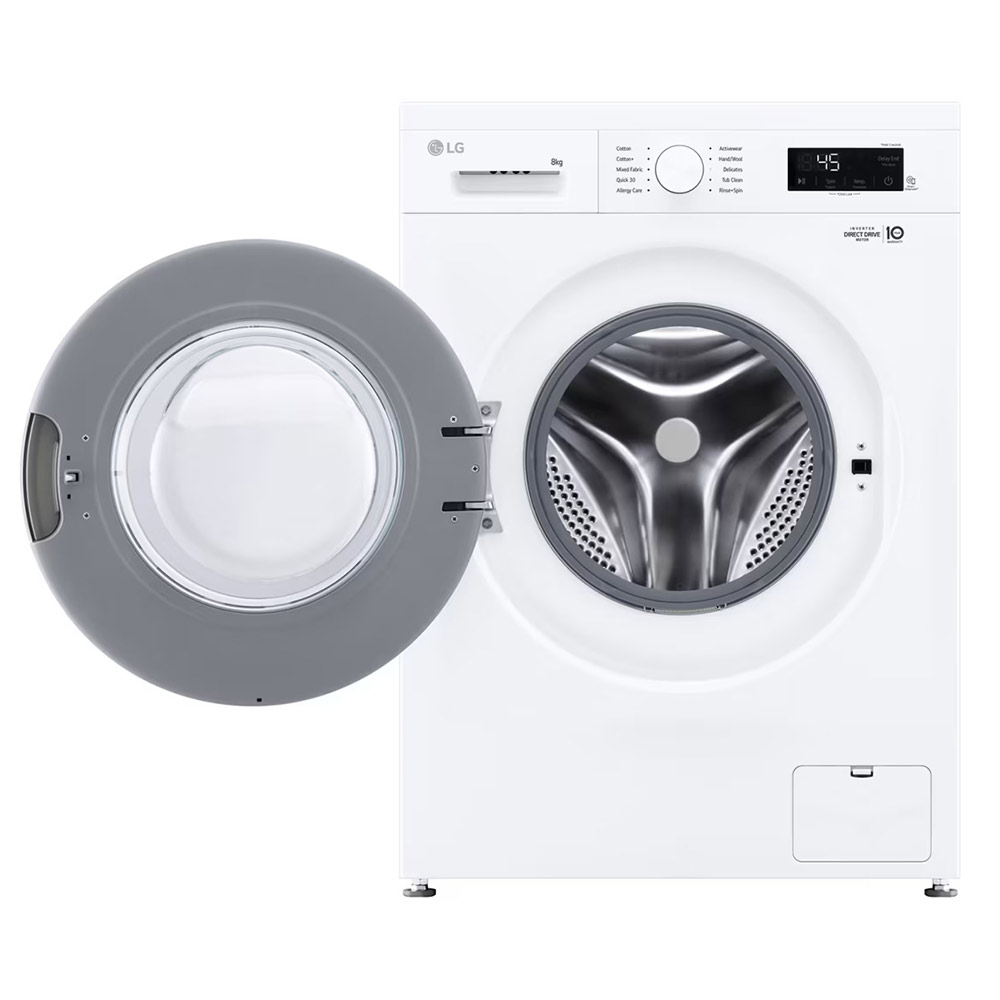 LG 8kg Front Load Washing Machine Model No: FY1TYP3W Colour: White - Image 2