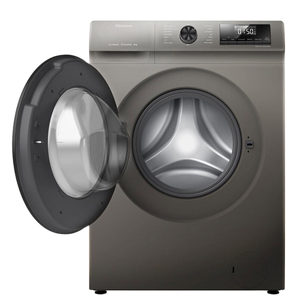 Hisense Washing Machine Front Load 8KG Model: WFQP8041BTN - Image 2