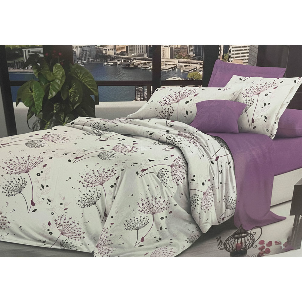 French Home Bedsheet Set (Queen) - No:19 7Pcs Set