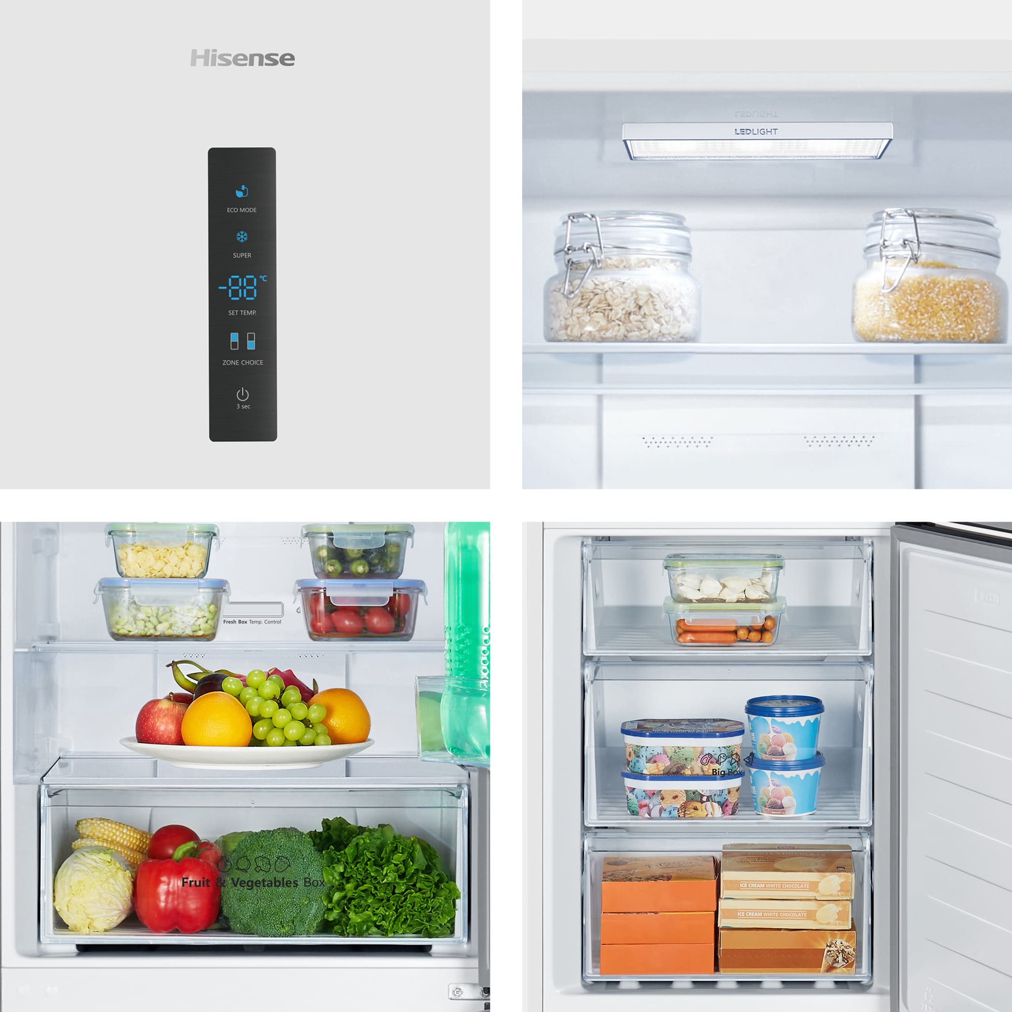 Hisense Refrigerator 304Ltr Model: RB390N4DWD - Image 5