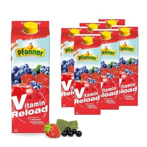 Pfanner 40% Fruit Juice 2L Vitamin Reload (1 Case x 6pc)