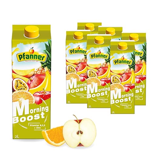 Pfanner 40% Fruit Juice 2L Morning Boost (1 Case x 6pc)