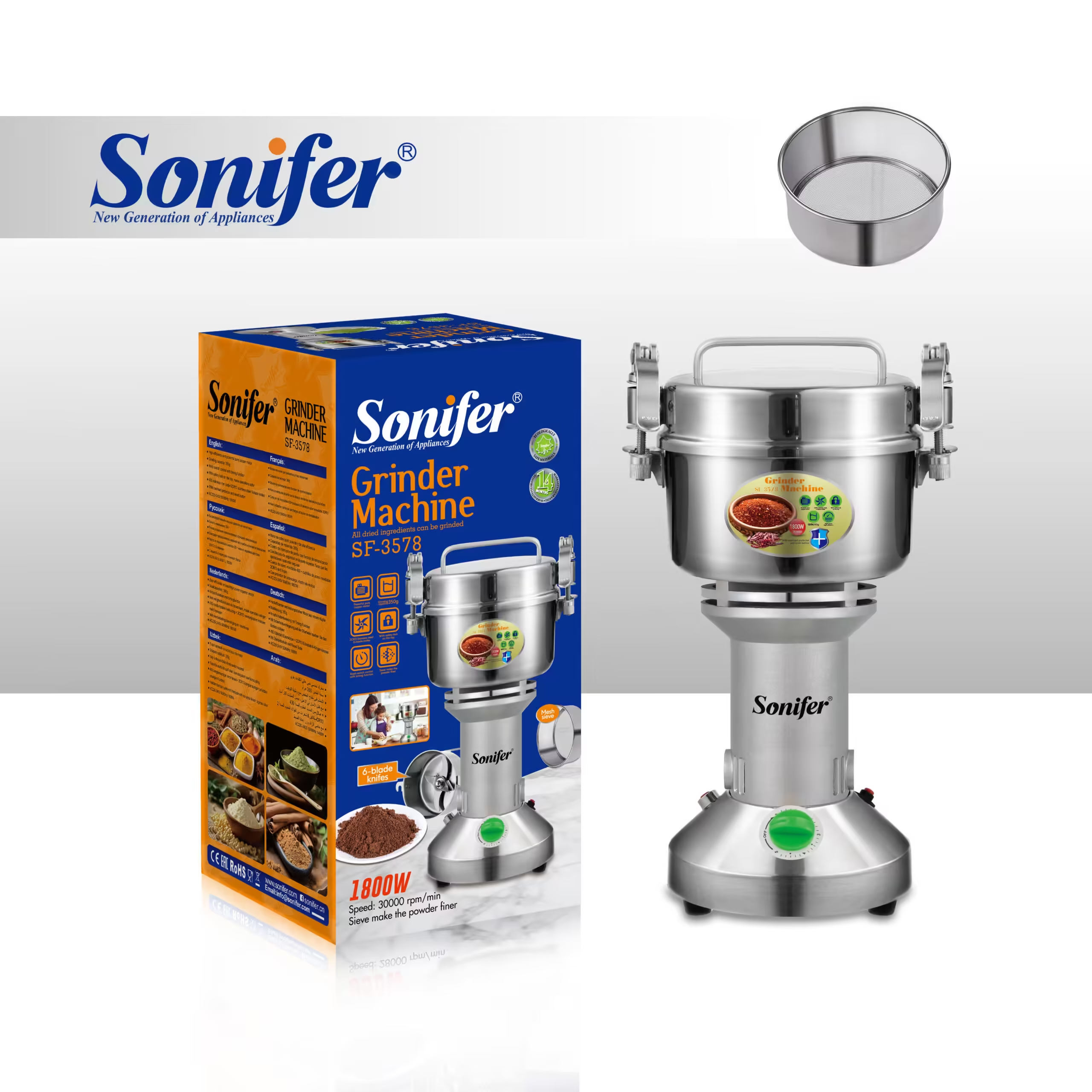 Sonifer Grinder Machine SF-3578 - Image 2