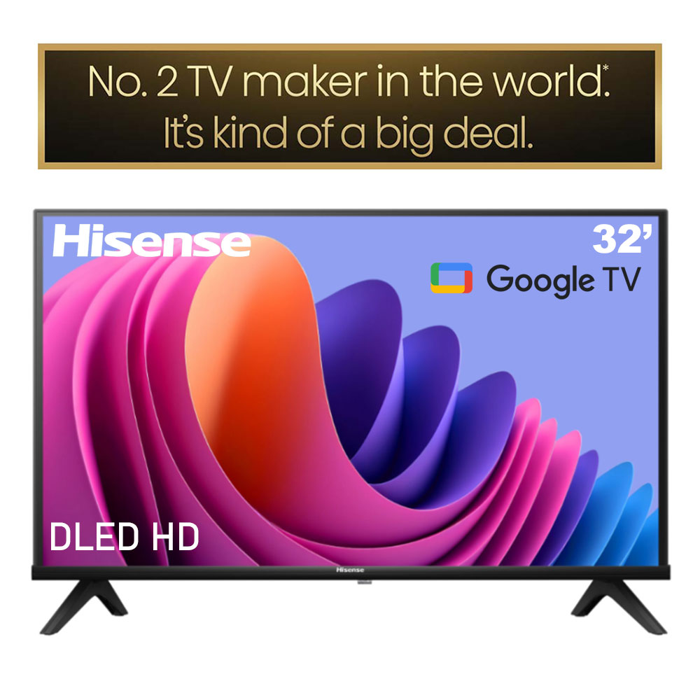 Hisense 32" DLED HD Google Smart TV - 32A4N