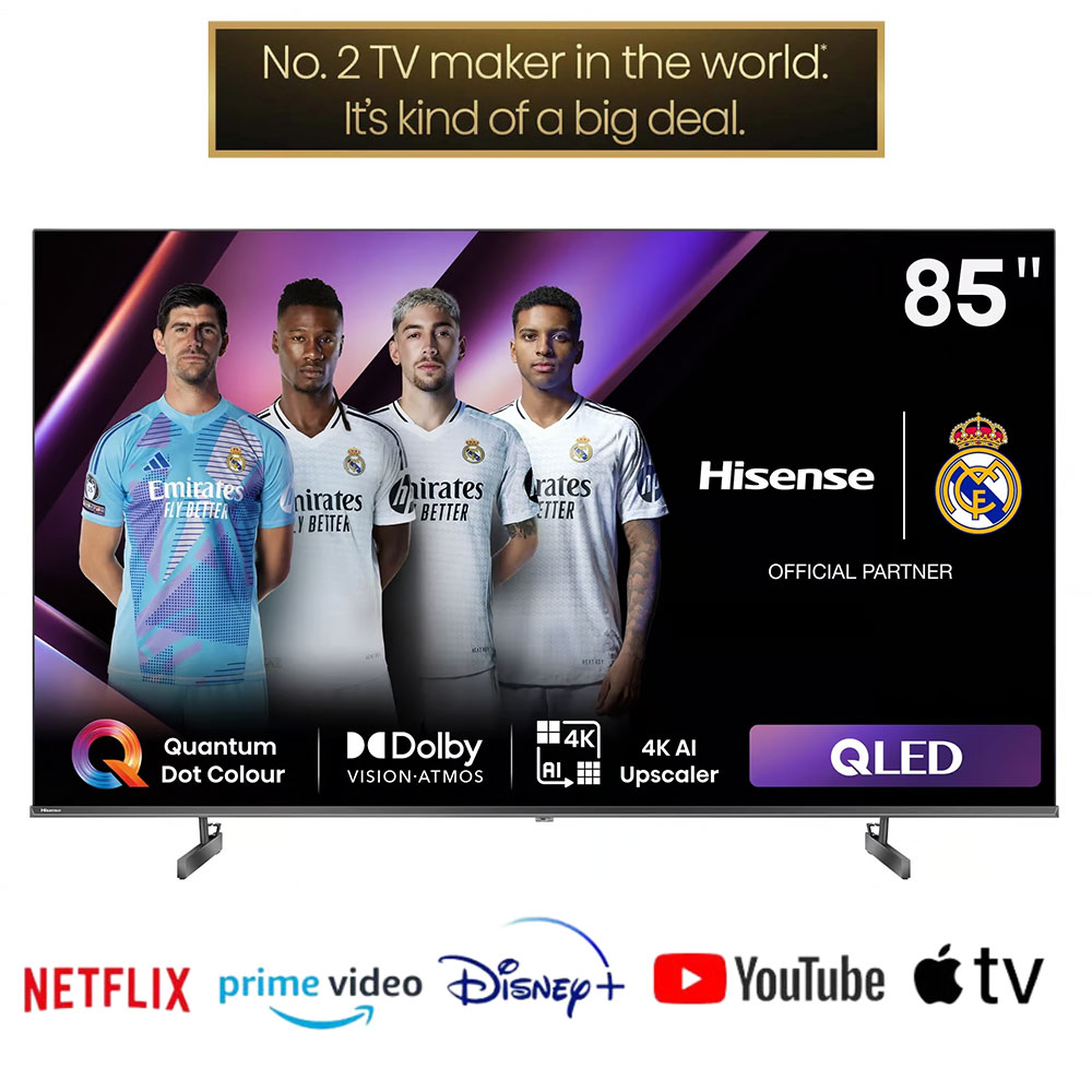 Hisense 85" QLED 4K VIDAA TV - 85Q6N